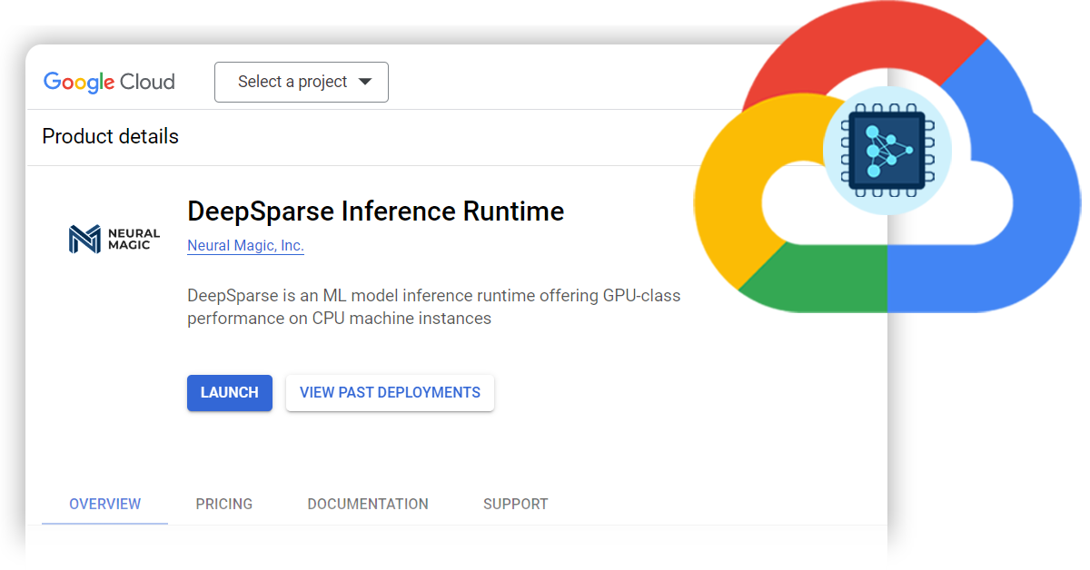 Neural Magic’s DeepSparse Inference Runtime Now Available in the Google Cloud Marketplace